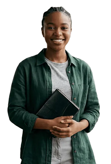 Woman smiling