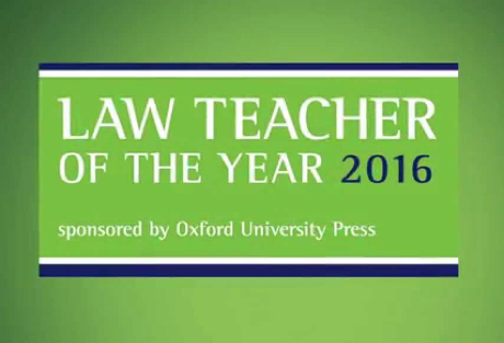 Law Teacher of the Year Shortlist Announced