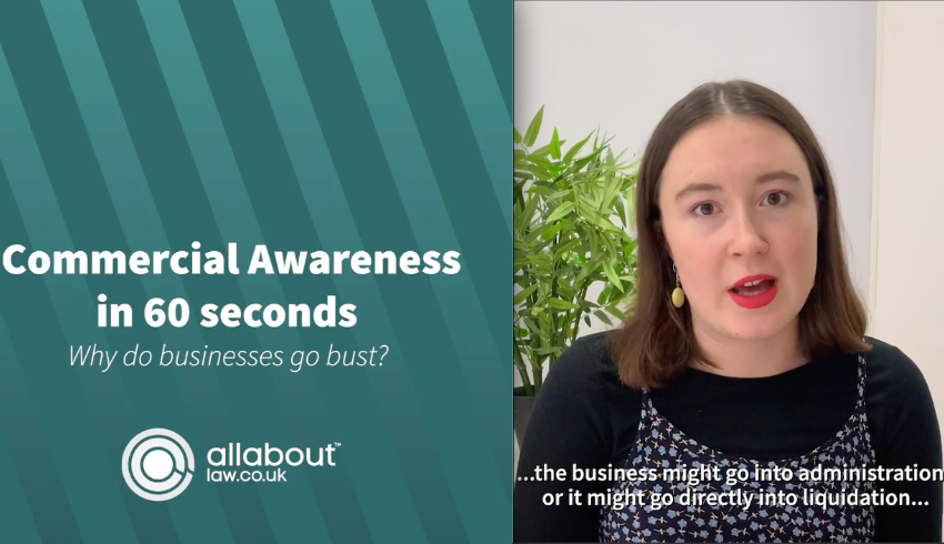 60 seconds of... businesses going bust